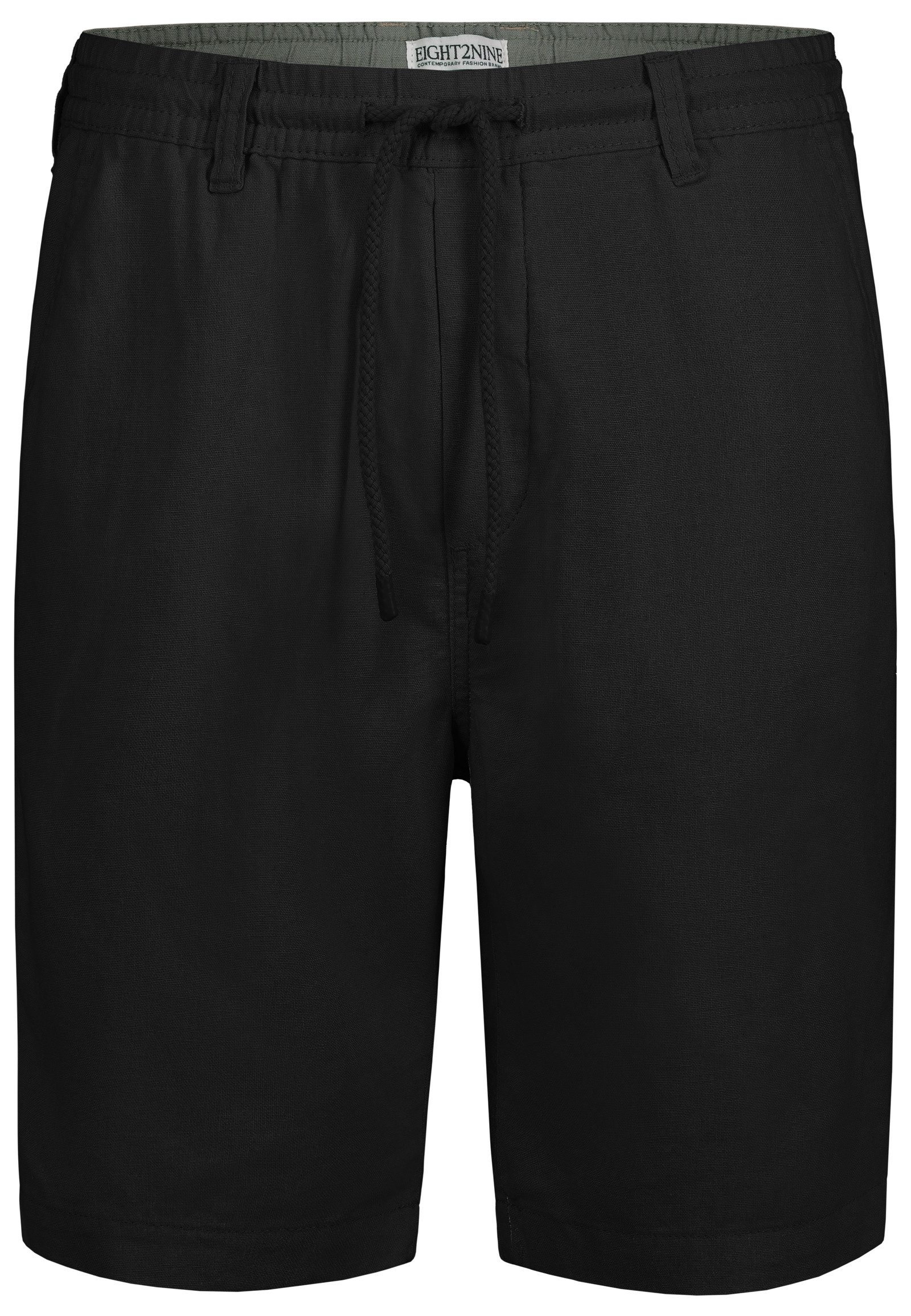 Eight2Nine Chinoshorts Leinen Chino Elastischer Bund günstig online kaufen