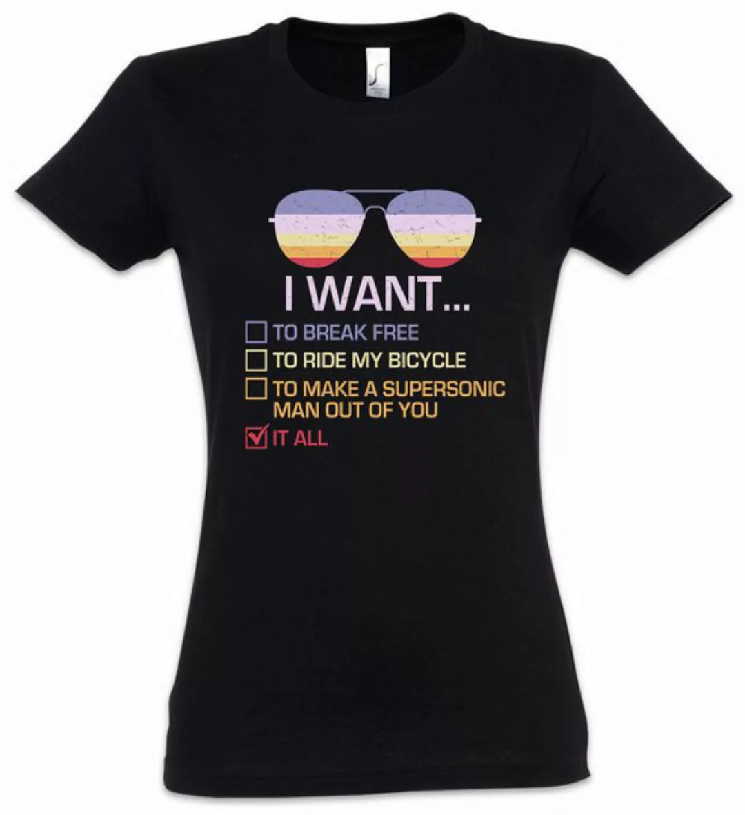 Urban Backwoods Print-Shirt I Want To Break Free Damen T-Shirt Gay Lesbian günstig online kaufen