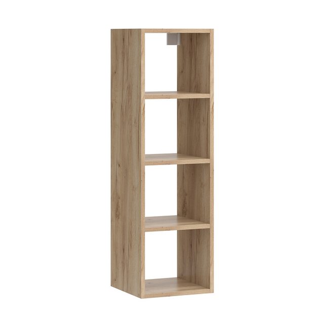 Vicco Bücherregal Wido, Anthrazit/Sonoma, 30 x 100 cm mit 4 offene Ablagen günstig online kaufen