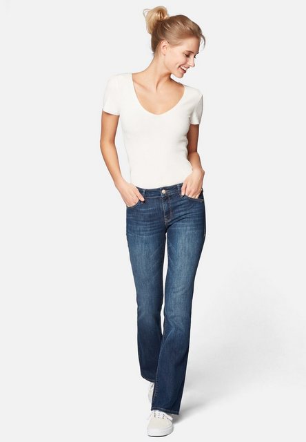 Mavi Bootcut-Jeans BELLA MID RISE Leicht ausgestelltes Bein günstig online kaufen