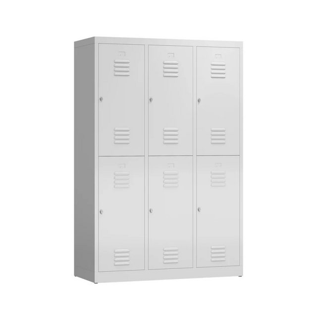 möbel-direkt.de Garderobenschrank Metallspind ClassiX Double Premium (Kompl günstig online kaufen