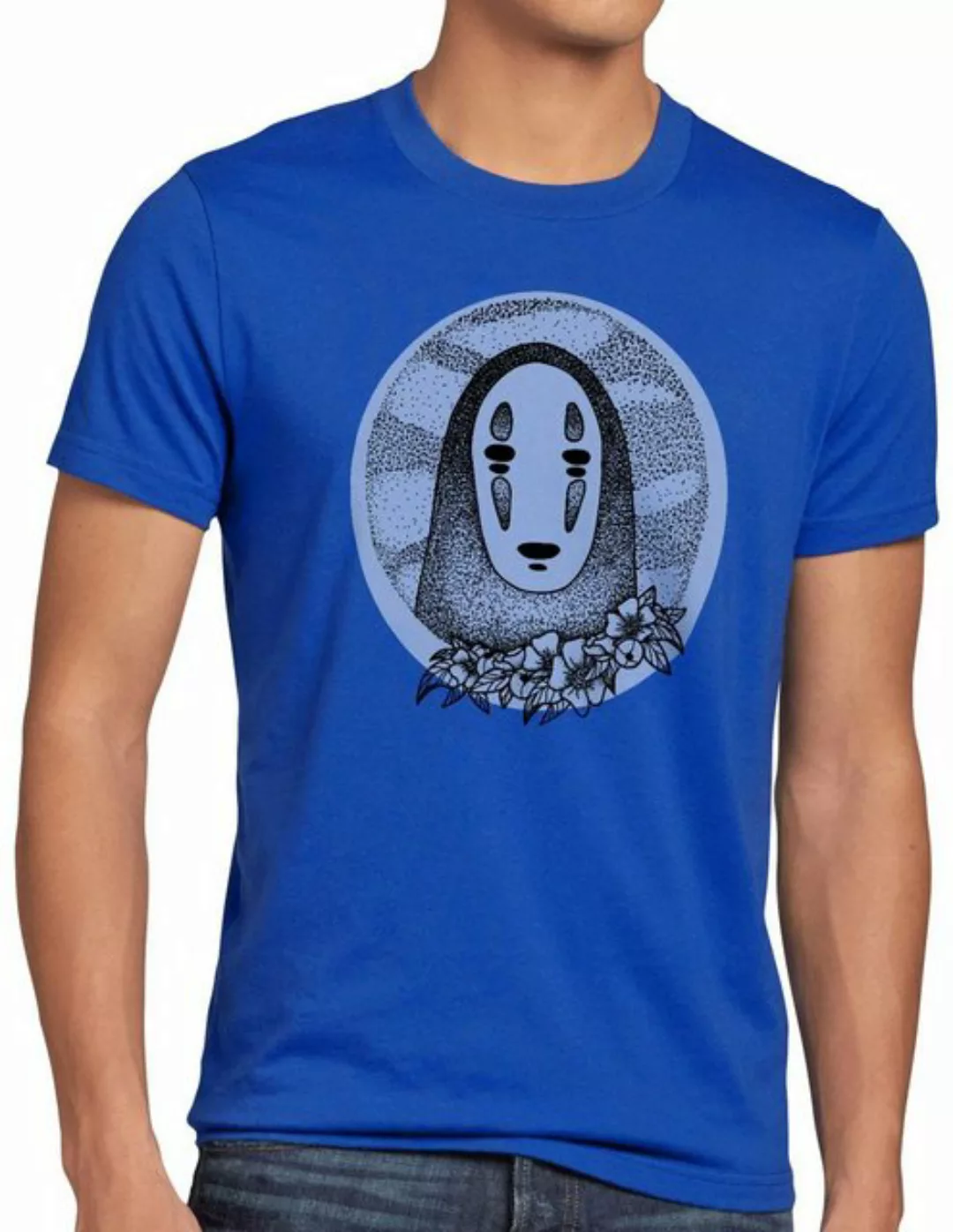 style3 Print-Shirt Herren T-Shirt Dot Ohngesicht no-face zauberland reise a günstig online kaufen