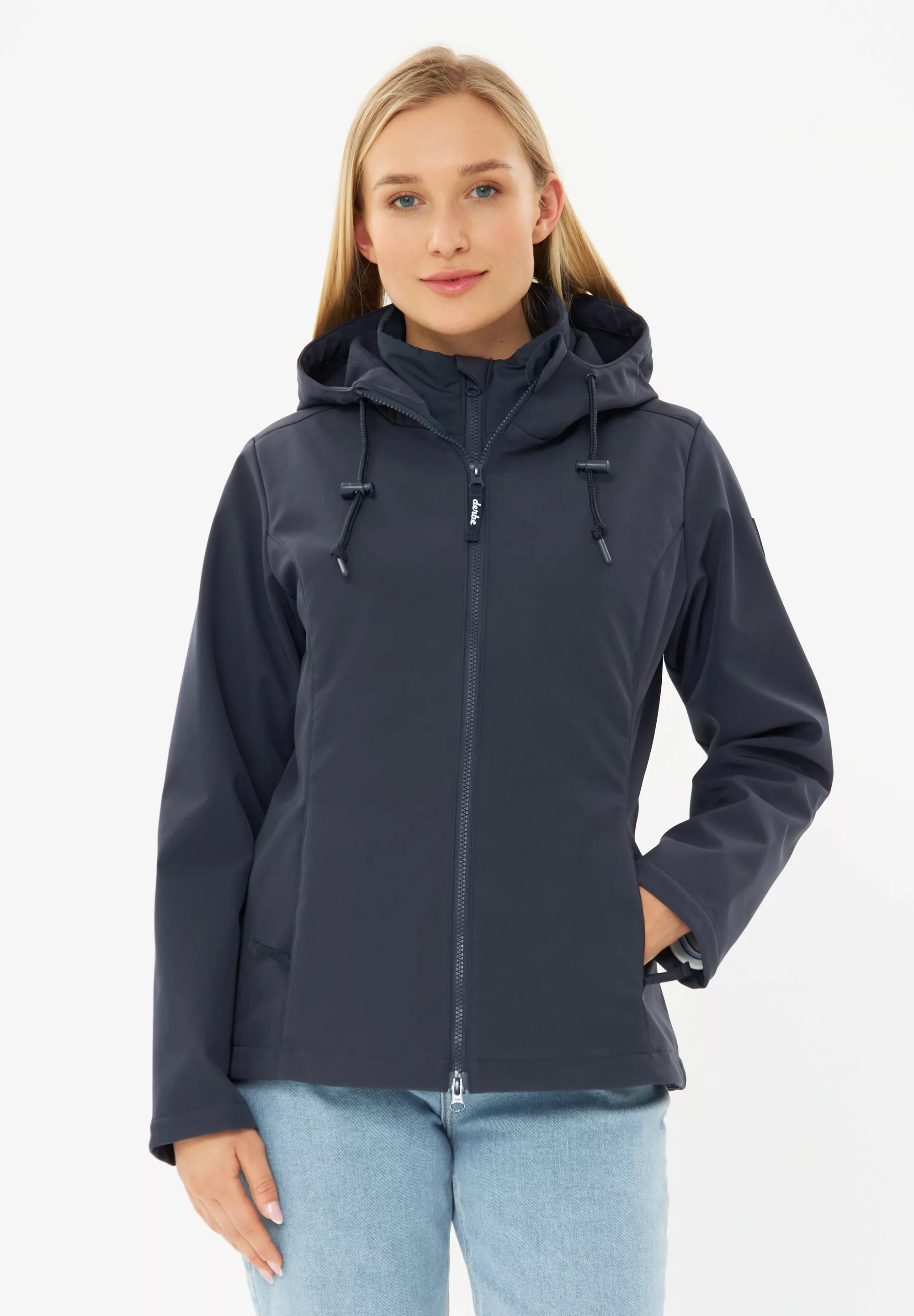 Derbe Softshelljacke Adeby 2-Wege-Reißverschluss, wasserabweisend, winddich günstig online kaufen