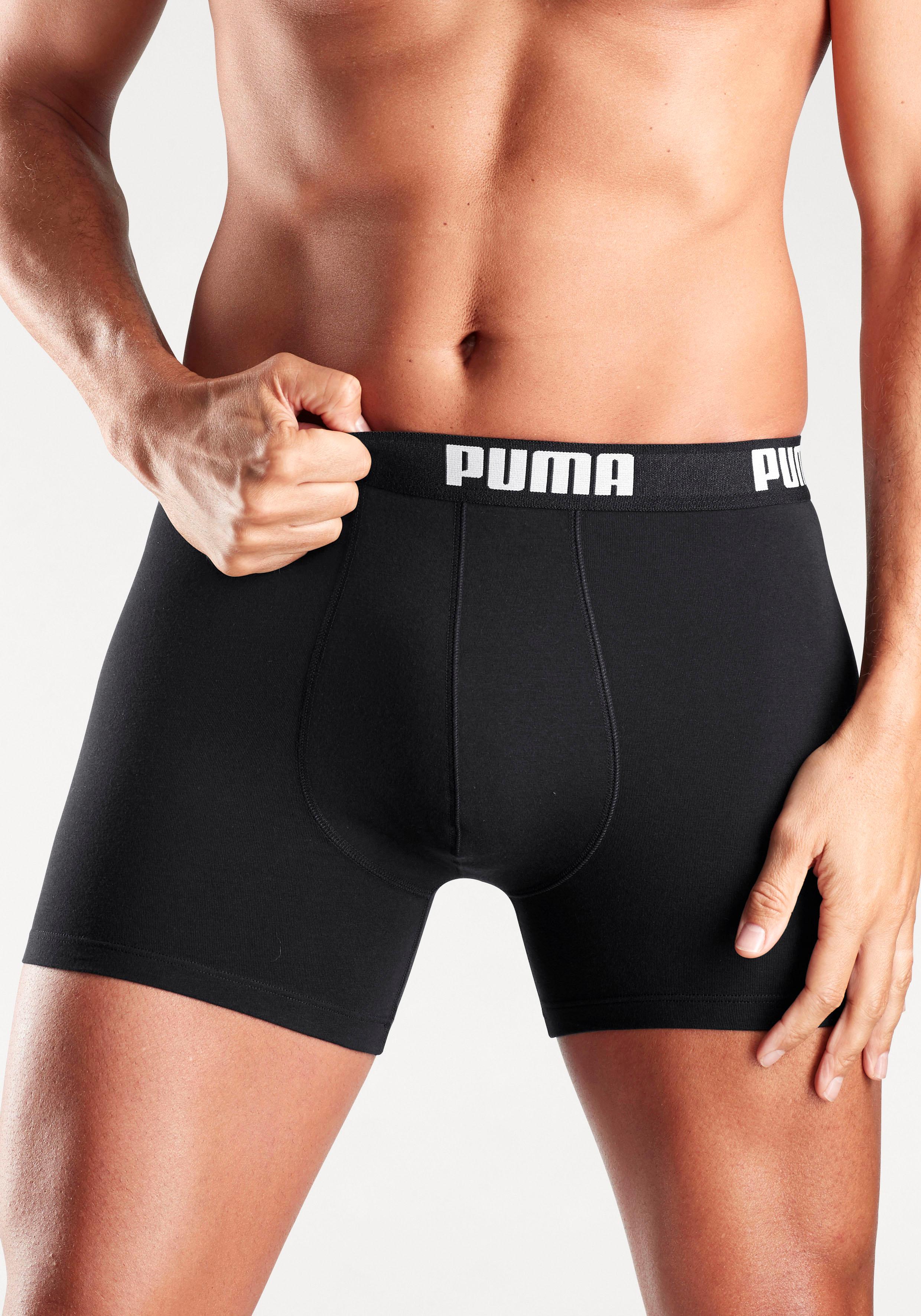 PUMA Boxer, (Packung, 3 St.), mit Marken-Logo im Bund günstig online kaufen