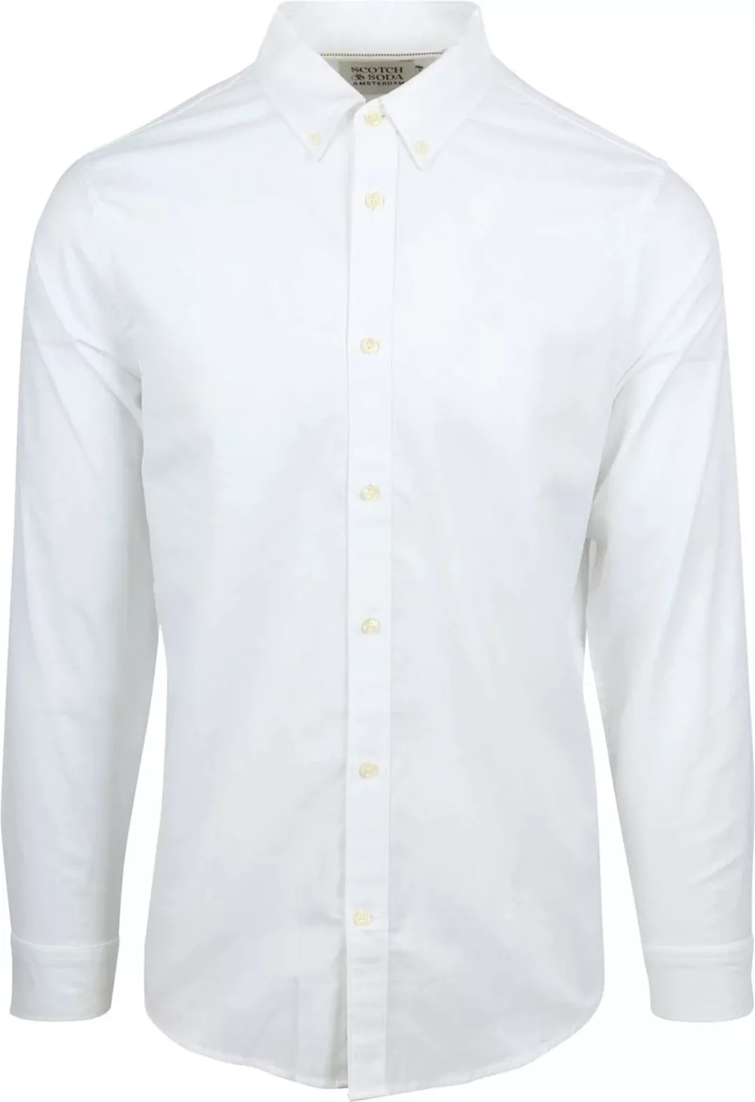 Scotch and Soda Core Oxford Hemd Weiß - Größe M günstig online kaufen