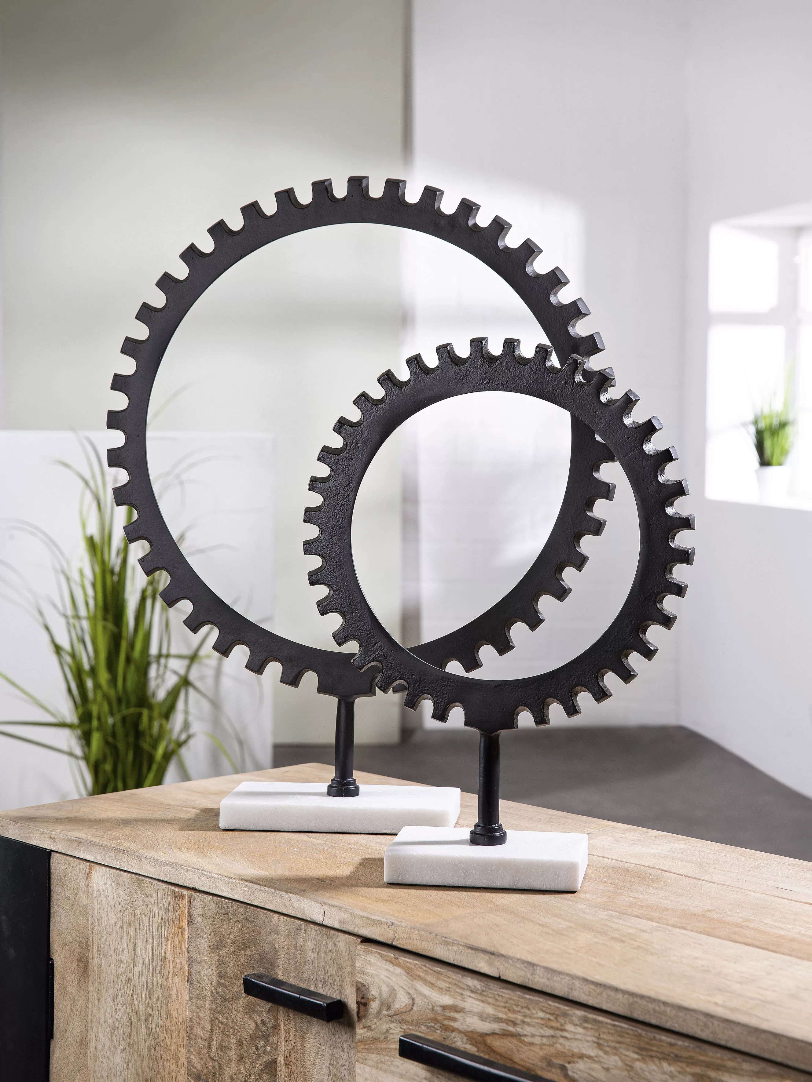 Casablanca by Gilde Wanddekoobjekt "Skulptur Wheel" günstig online kaufen