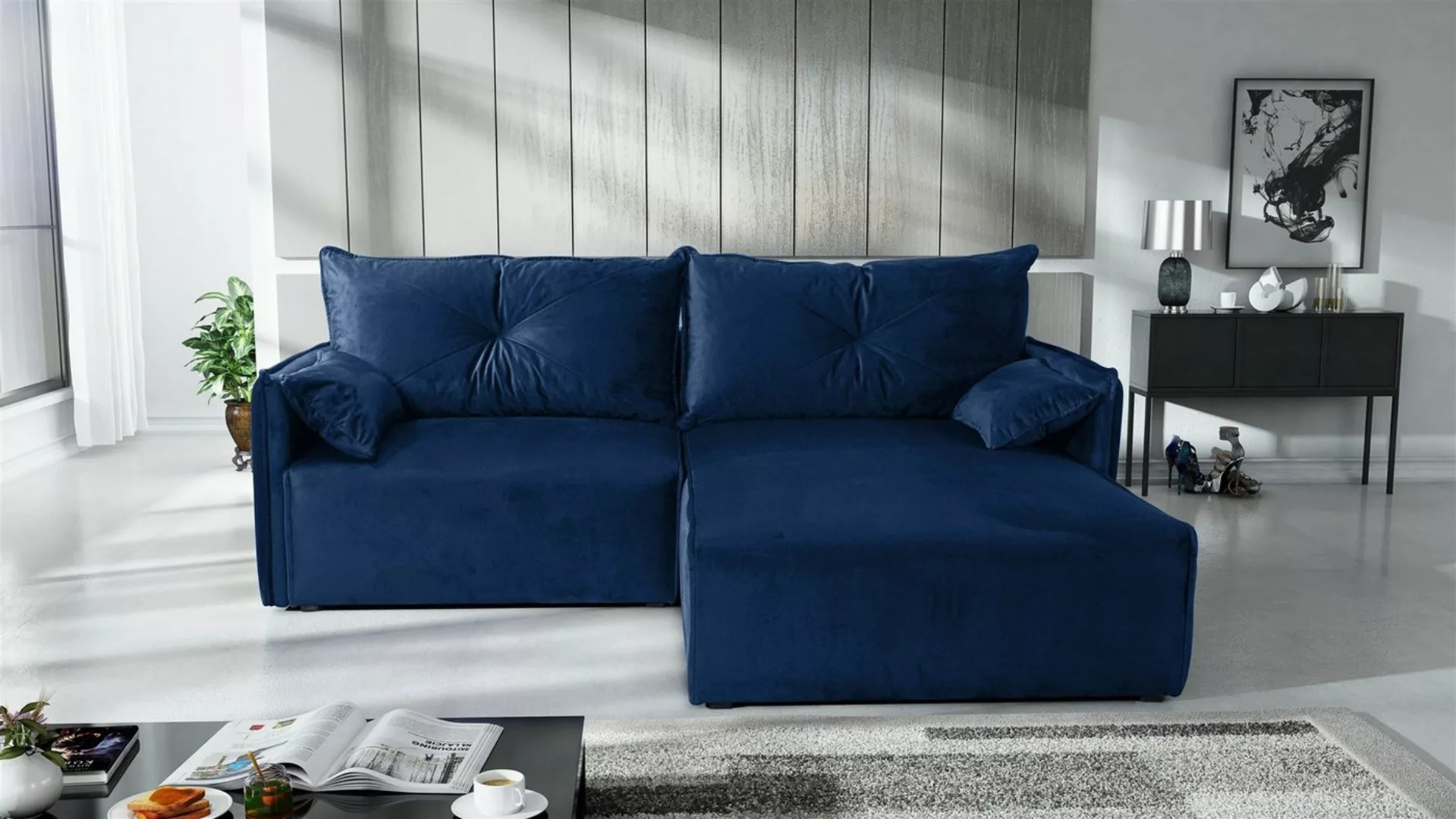 Fun Möbel Ecksofa HUNTER XS in Stoff Royal Ottomane Rechts oder Links, inkl günstig online kaufen