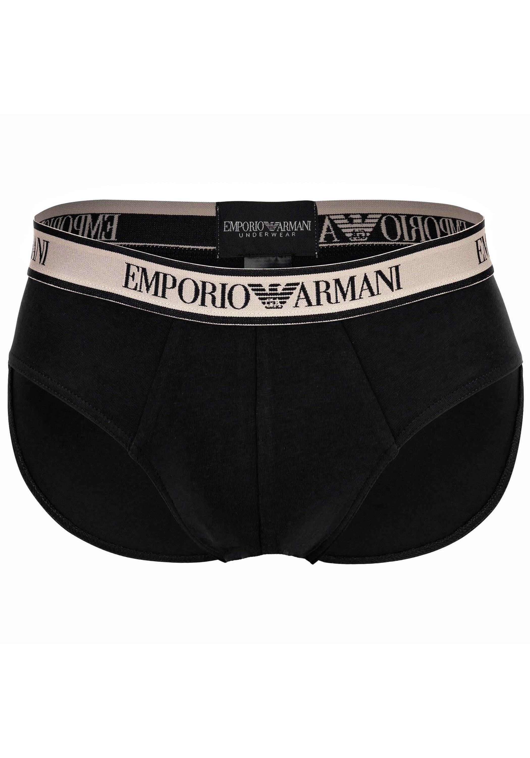 Emporio Armani Slip "Slip Core Logoband 3er Pack" günstig online kaufen