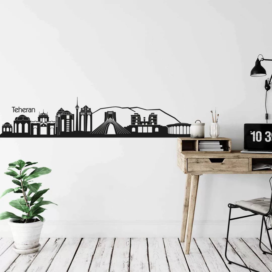 Wall-Art Wandtattoo "XXL Stadt Skyline Teheran 120cm", (1 St.), selbstklebe günstig online kaufen