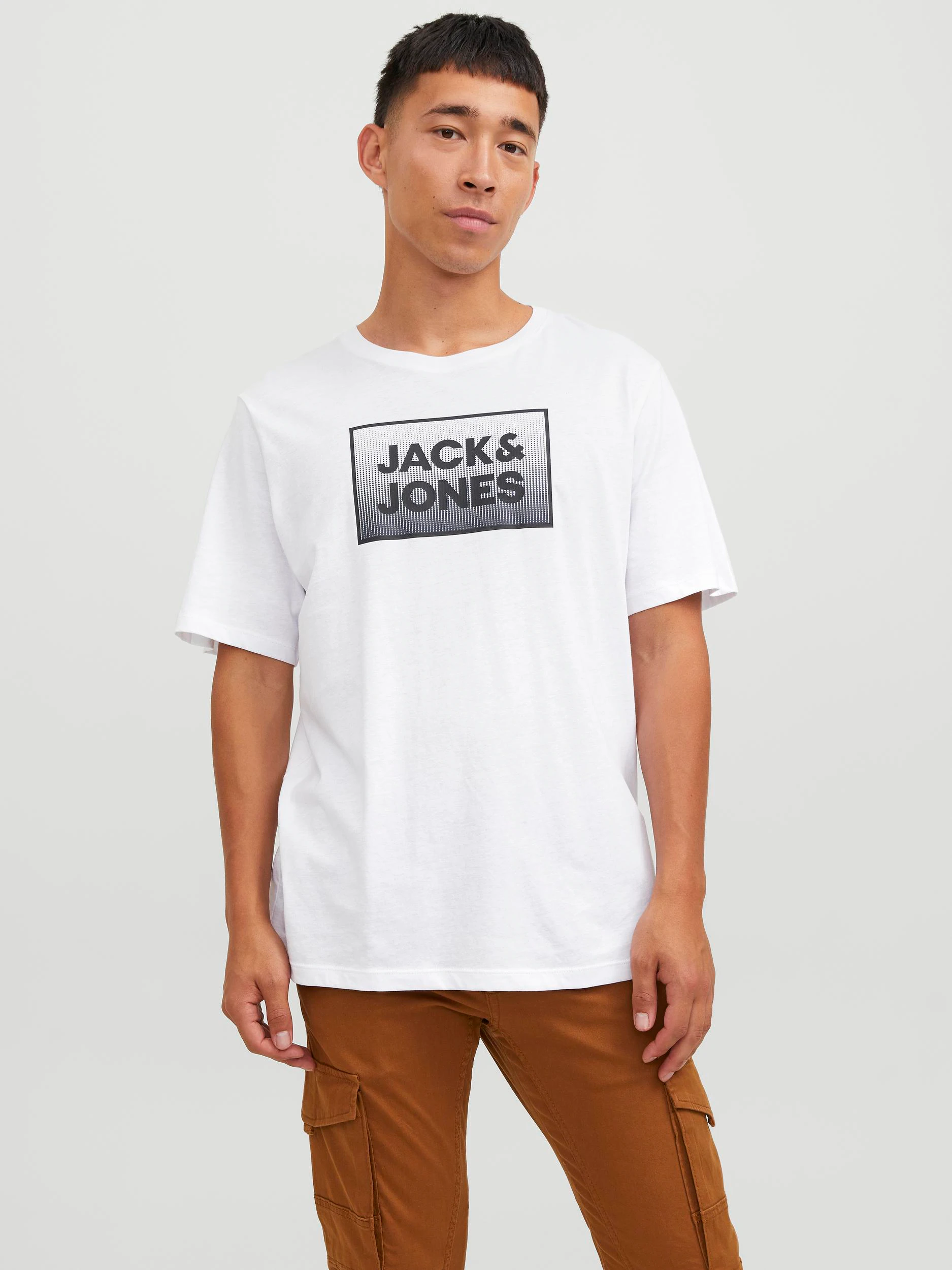 Jack & Jones Kurzarmshirt "JJSTEEL TEE SS CREW NECK" günstig online kaufen