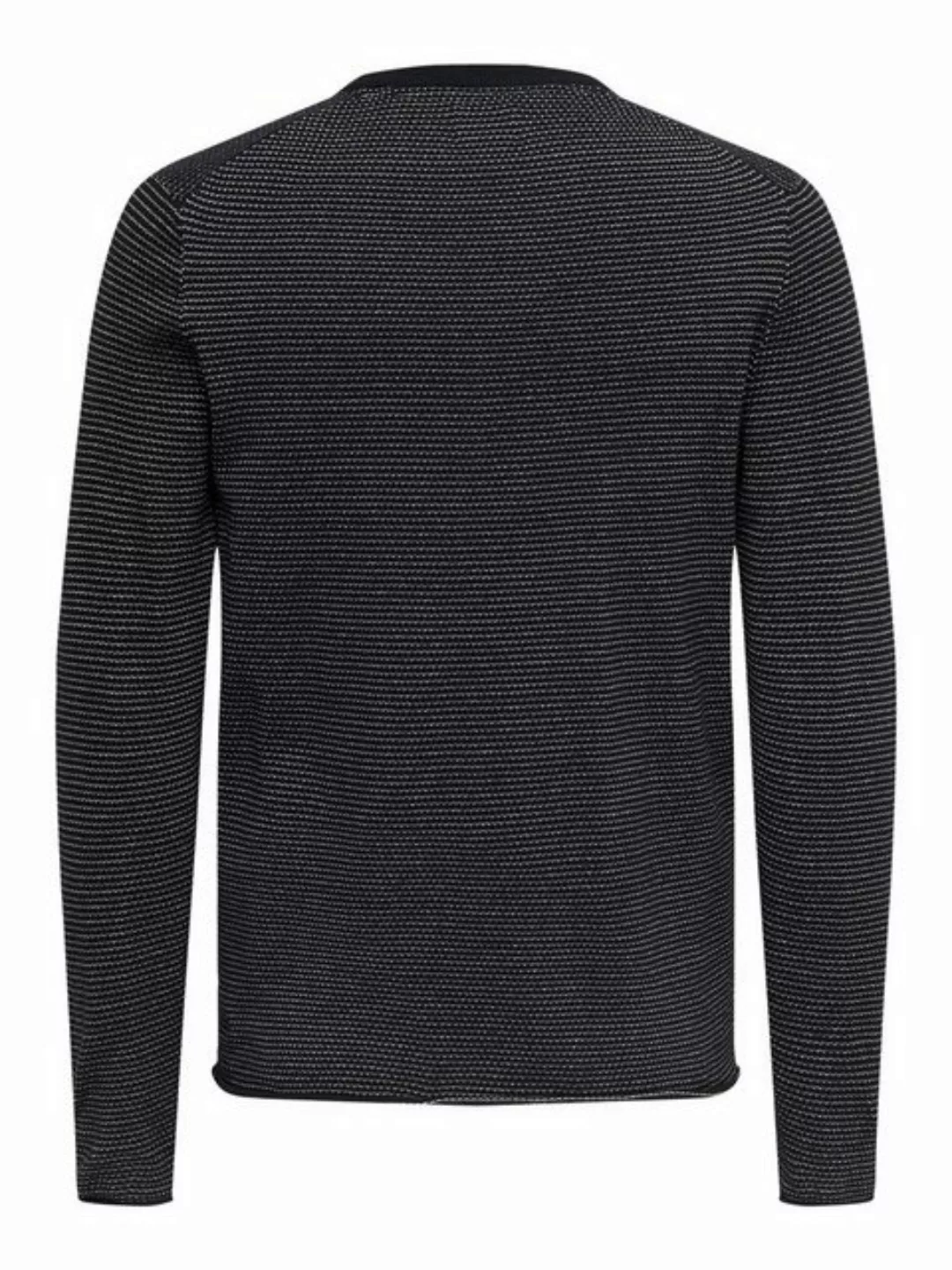 ONLY & SONS Strickpullover Pullover Rundhals Langarm Sweater 7819 in Dunkel günstig online kaufen