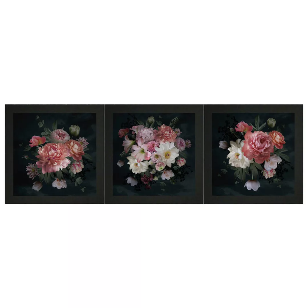 Bönninghoff Bild mit Rahmen "Blumen", Blumen, (Set, 1 St.), BxH: 23x23 cm günstig online kaufen