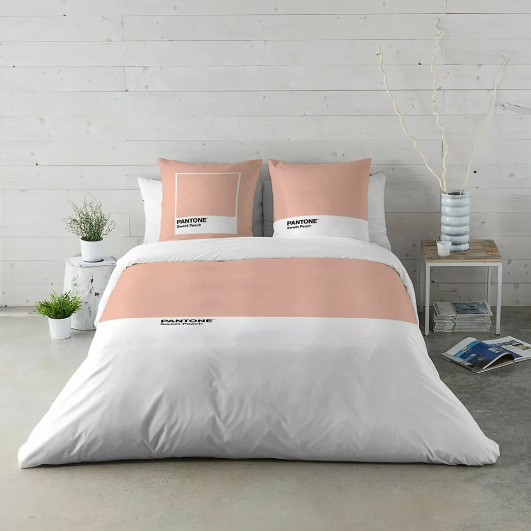 Bettdeckenbezug Pantone Sweet Peach (150er-bett) (240 X 220 Cm) günstig online kaufen