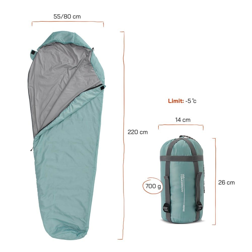 Lumaland Mumienschlafsack Where Tomorrow Camping Schlafsack günstig online kaufen