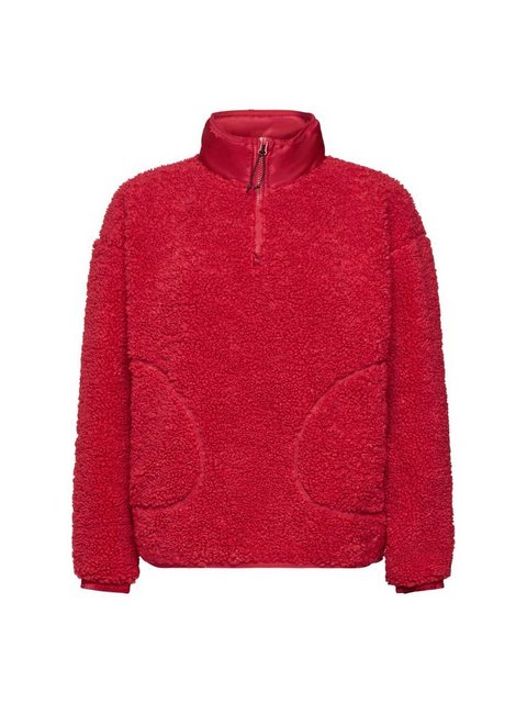 esprit sports Sweatshirt Sweatshirt aus Teddyfleece mit halbem Zipper (1-tl günstig online kaufen