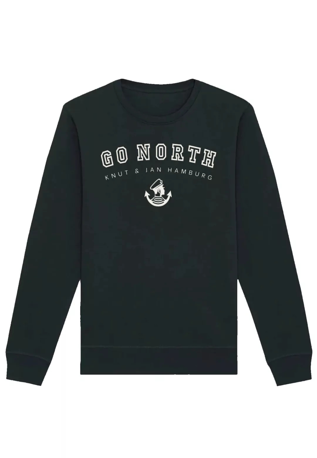 F4NT4STIC Sweatshirt "Go North Knut & Jan Hamburg", Print günstig online kaufen
