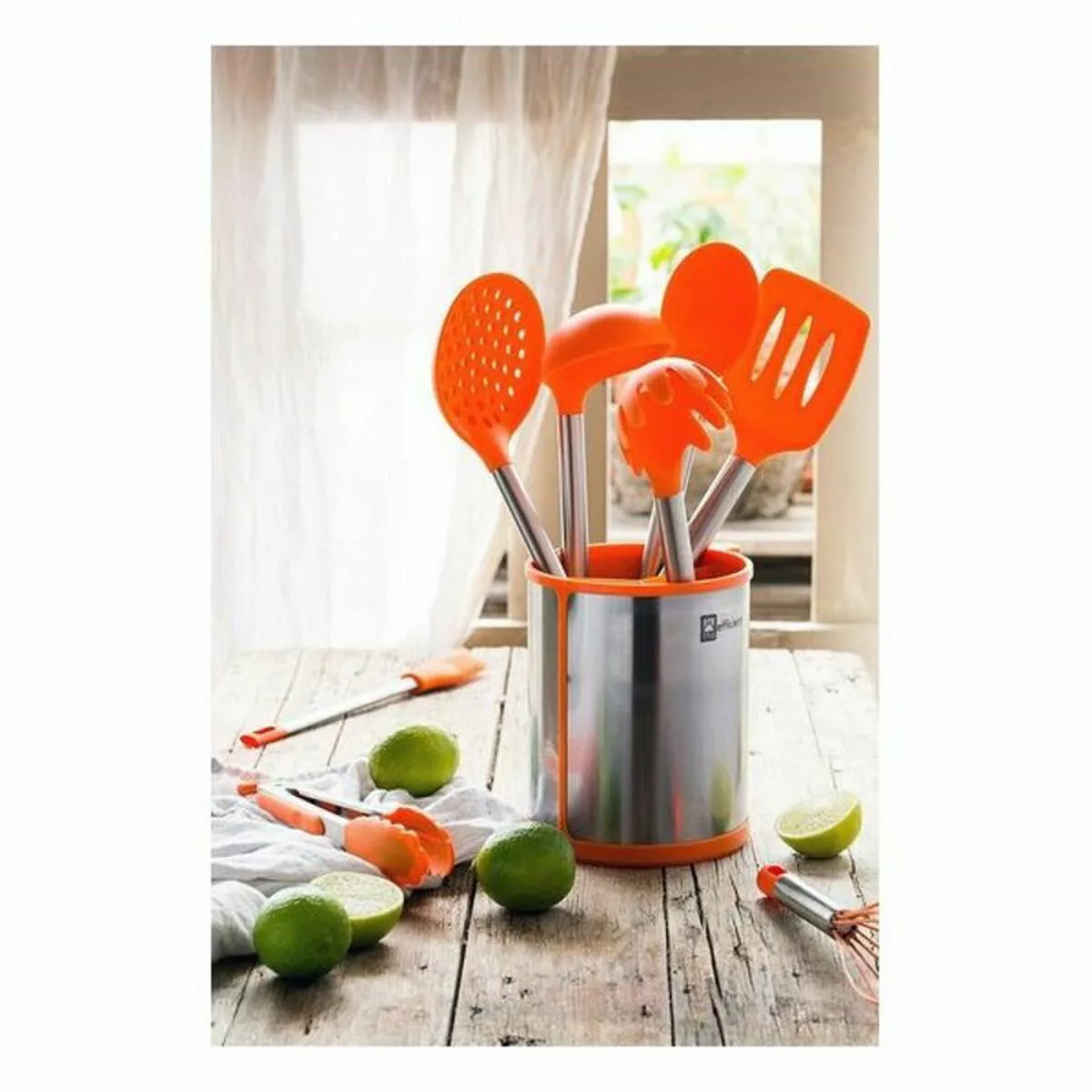 Küchenutensilien Set Bra Efficient A195011 Orange (6 Pcs) günstig online kaufen