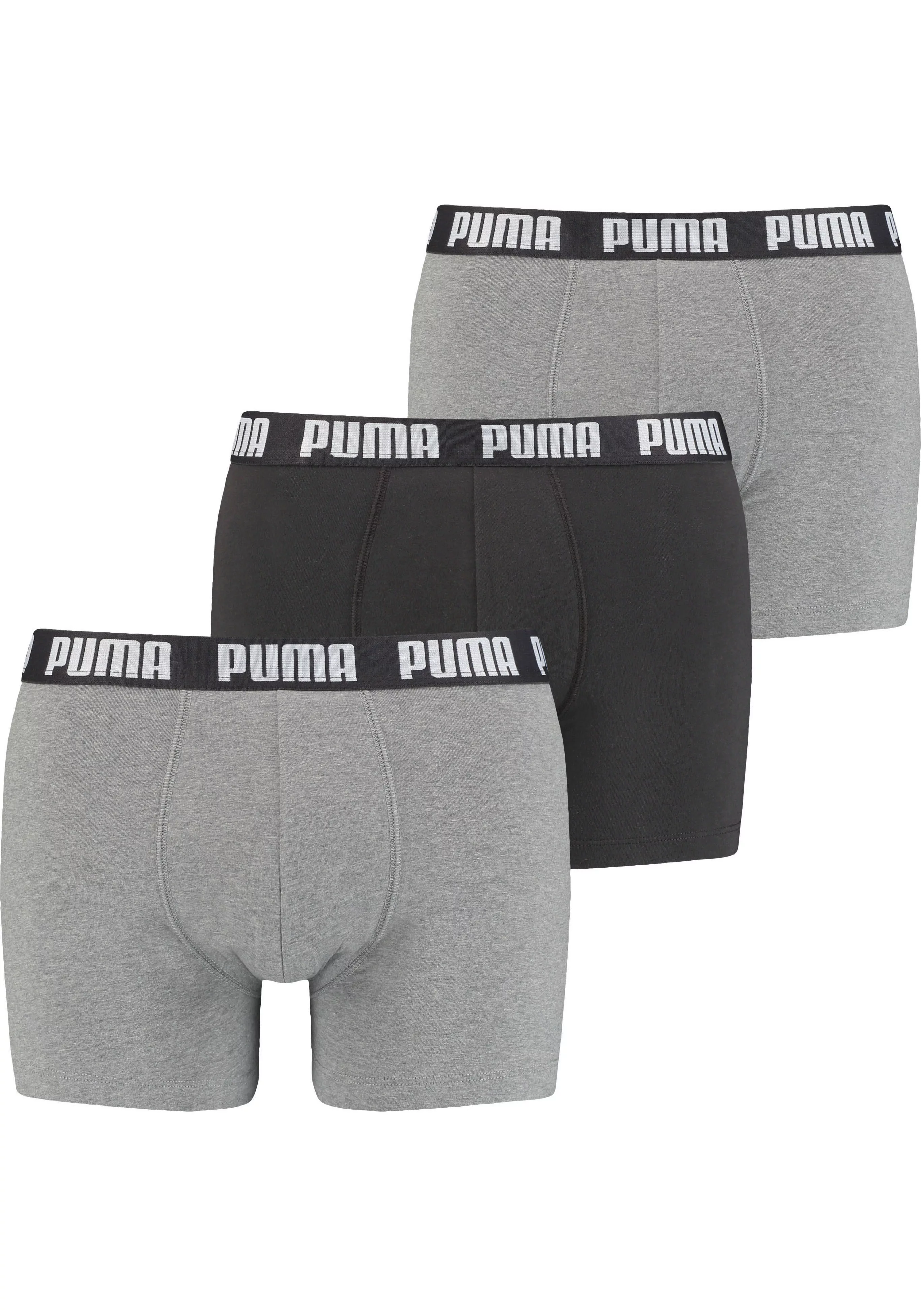 PUMA Boxershorts "MEN EVERYDAY BOXER", (3er Pack), mit kontrastreichem Logo günstig online kaufen