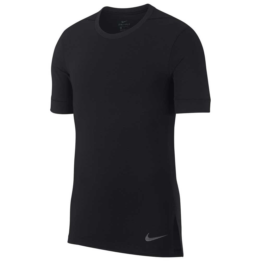 Nike Dri Fit Transcend Kurzärmeliges T-shirt XL Black / Dark Grey günstig online kaufen