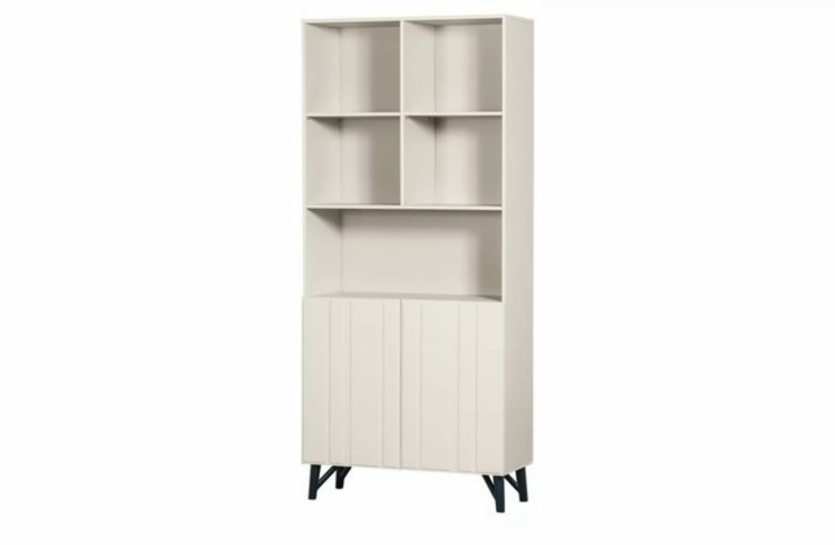 WOOOD Hochschrank "Miller", mit 2 Türen, H 200 cm x B 90 cm günstig online kaufen