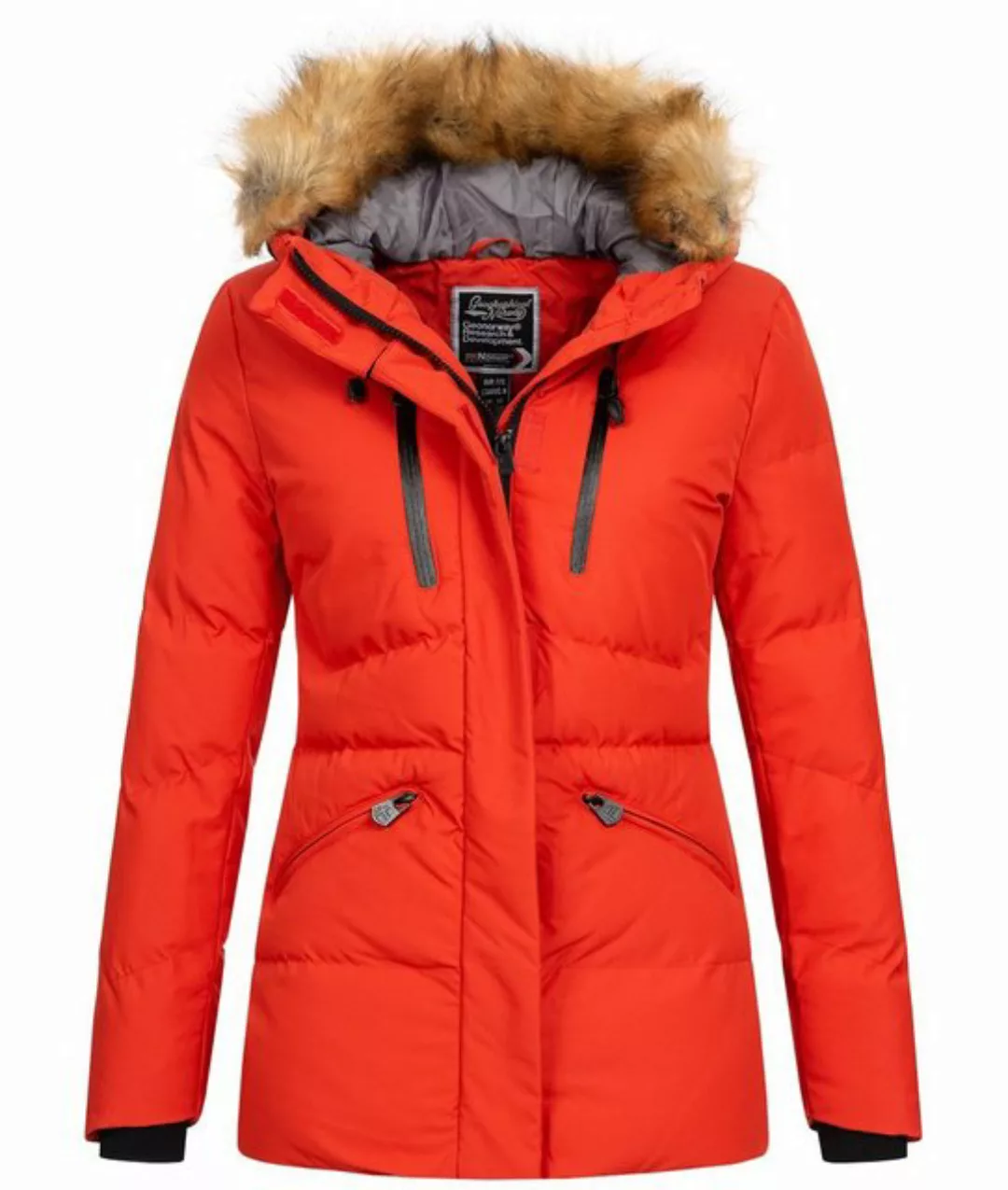 Geographical Norway Winterjacke Damen Winterjacke mit Kunstfellkragen D-437 günstig online kaufen