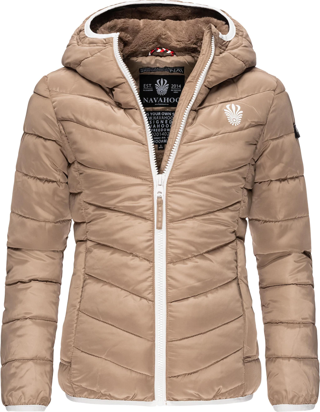 Navahoo Steppjacke Elva stylische Damen Winterjacke mit Kapuze günstig online kaufen