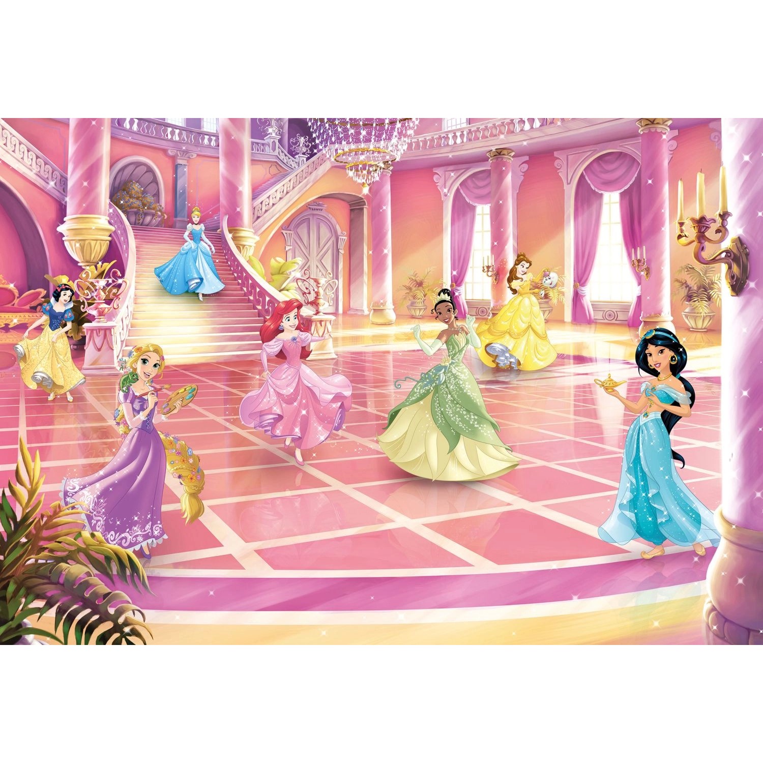 Disney Fototapete Prinzessinnen Rosa 368 x 254 cm 610959 günstig online kaufen