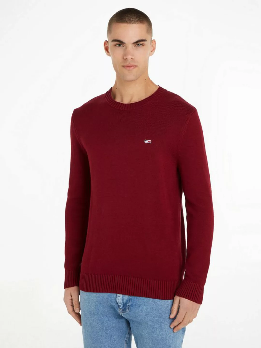 Tommy Jeans Strickpullover TJM ESSENTIAL CREW NECK SWEATER günstig online kaufen