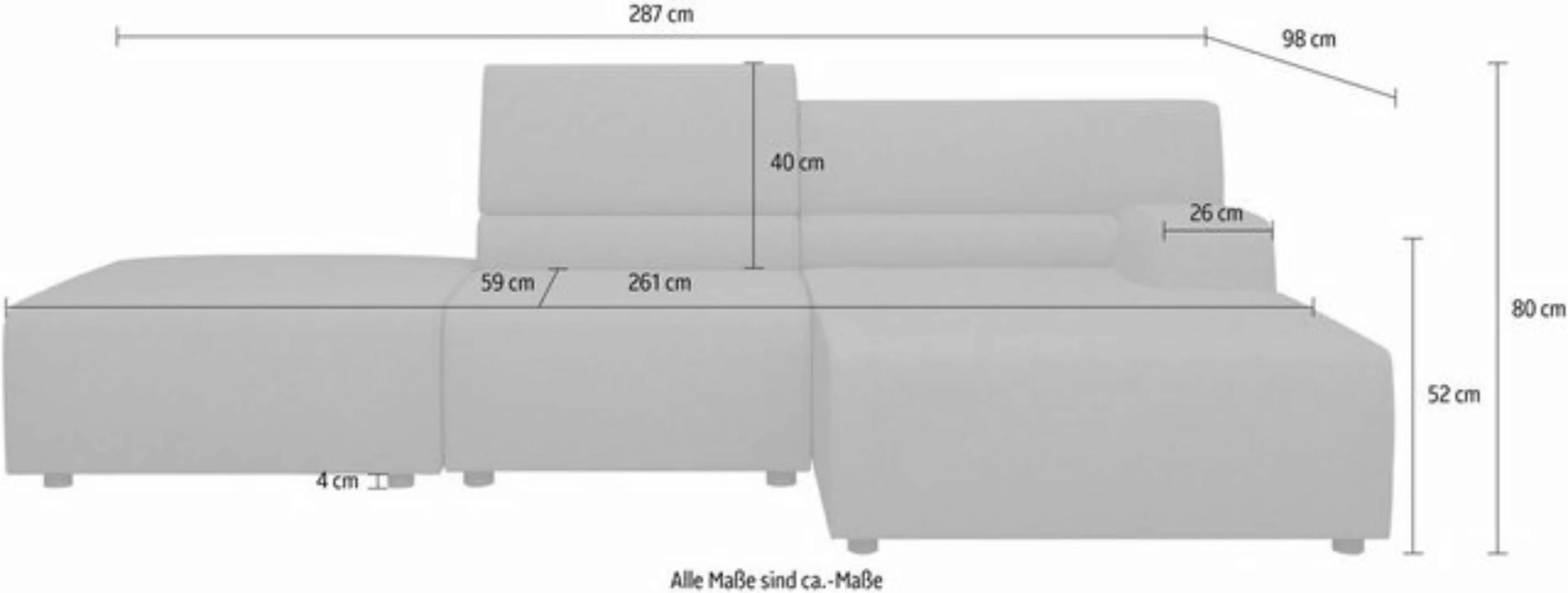 Egoitaliano Ecksofa "Babouche, Designsofa mit außergewöhnlichem Sitzkomfort günstig online kaufen