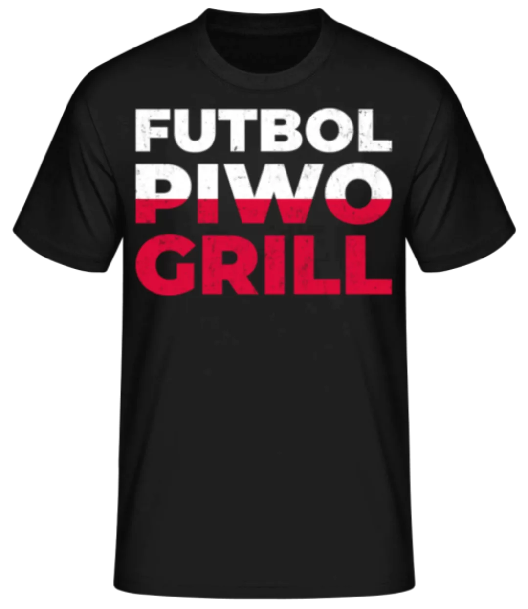 Futbol Piwo Grill · Männer Basic T-Shirt günstig online kaufen