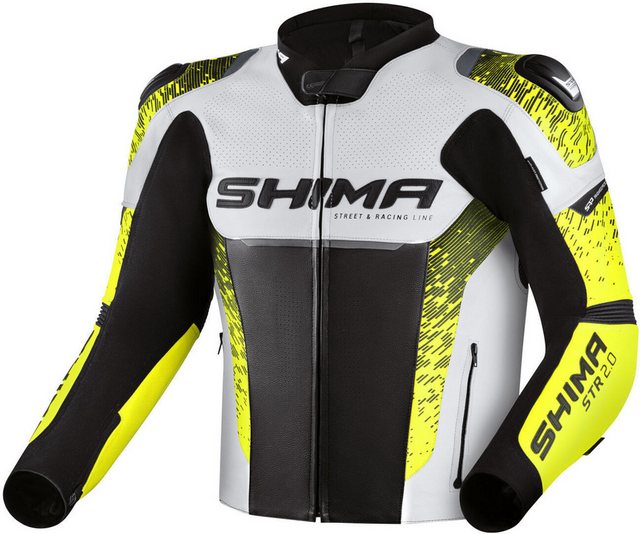 SHIMA Motorradjacke STR 2.0 Motorrad Lederjacke günstig online kaufen