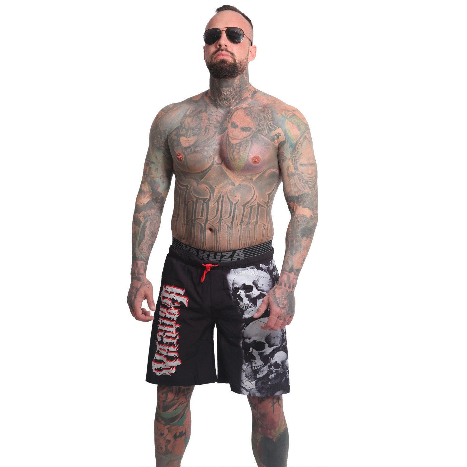 YAKUZA Boardshorts Skull Awakening mit Doppelbund günstig online kaufen