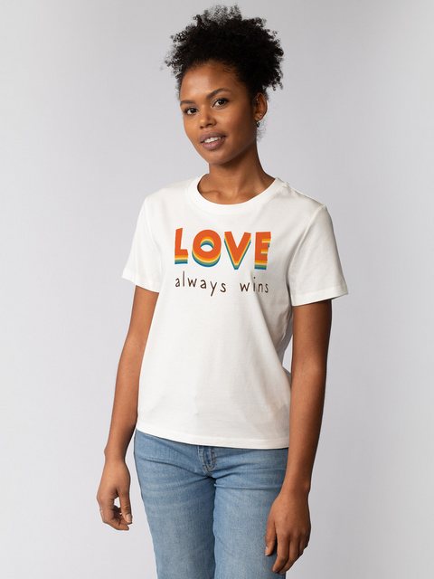 wat? Apparel T-Shirt Love always wins günstig online kaufen