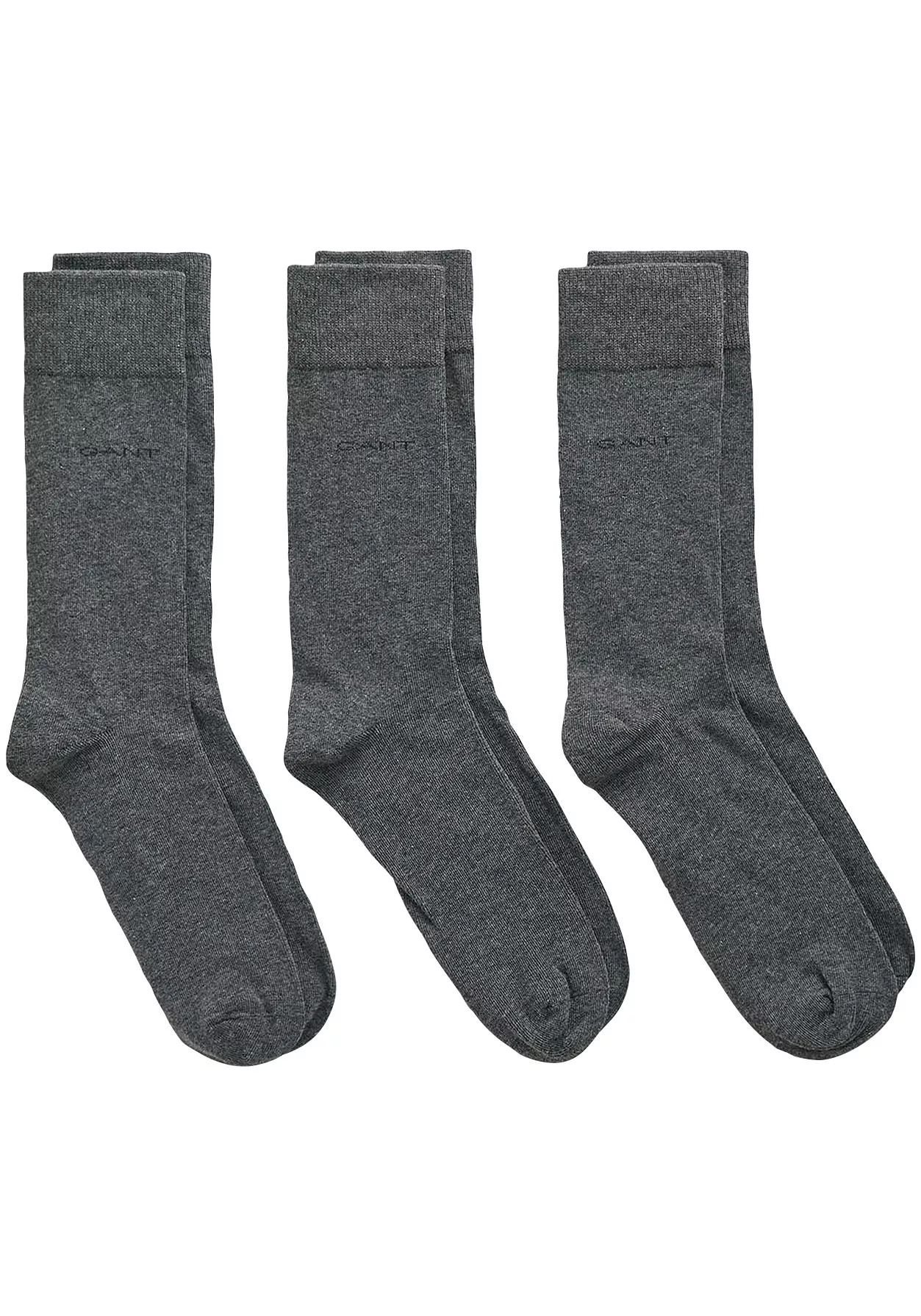 Gant Basicsocken "SOFT COTTON SOCKS 3-PACK", (Packung, 3 Paar, 3), mit Logo günstig online kaufen