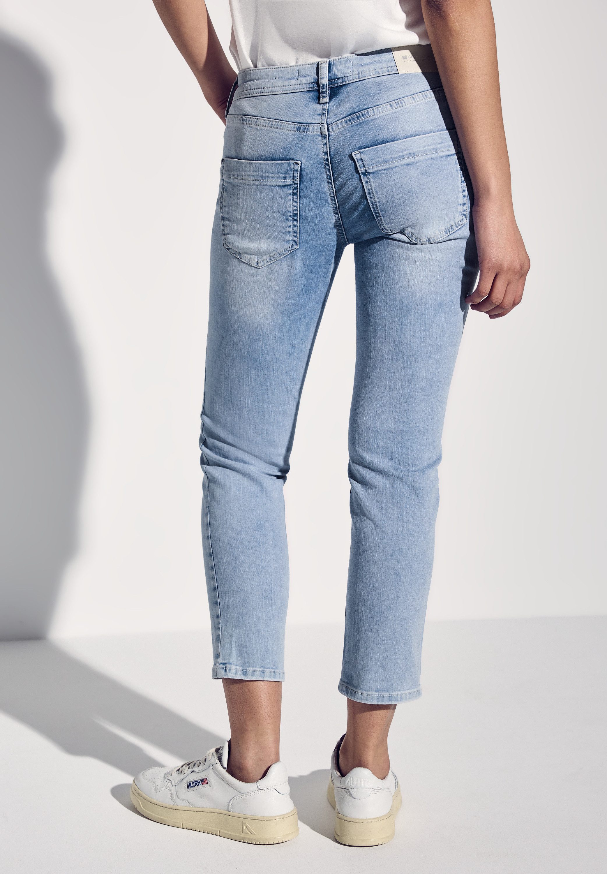 STREET ONE Slim-fit-Jeans, aus Baumwolle mit Stretchanteil günstig online kaufen