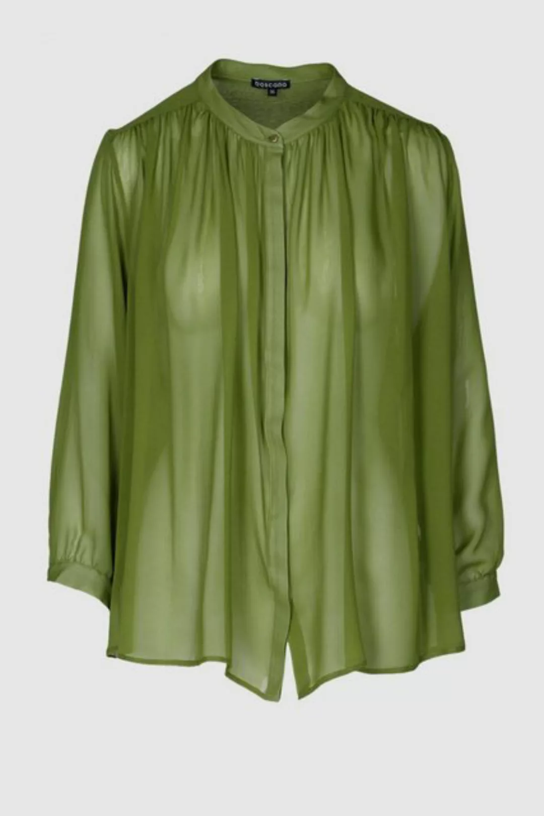 Boscana Seidenbluse Bluse aus reiner Seide in Grün 7/8 Arm günstig online kaufen