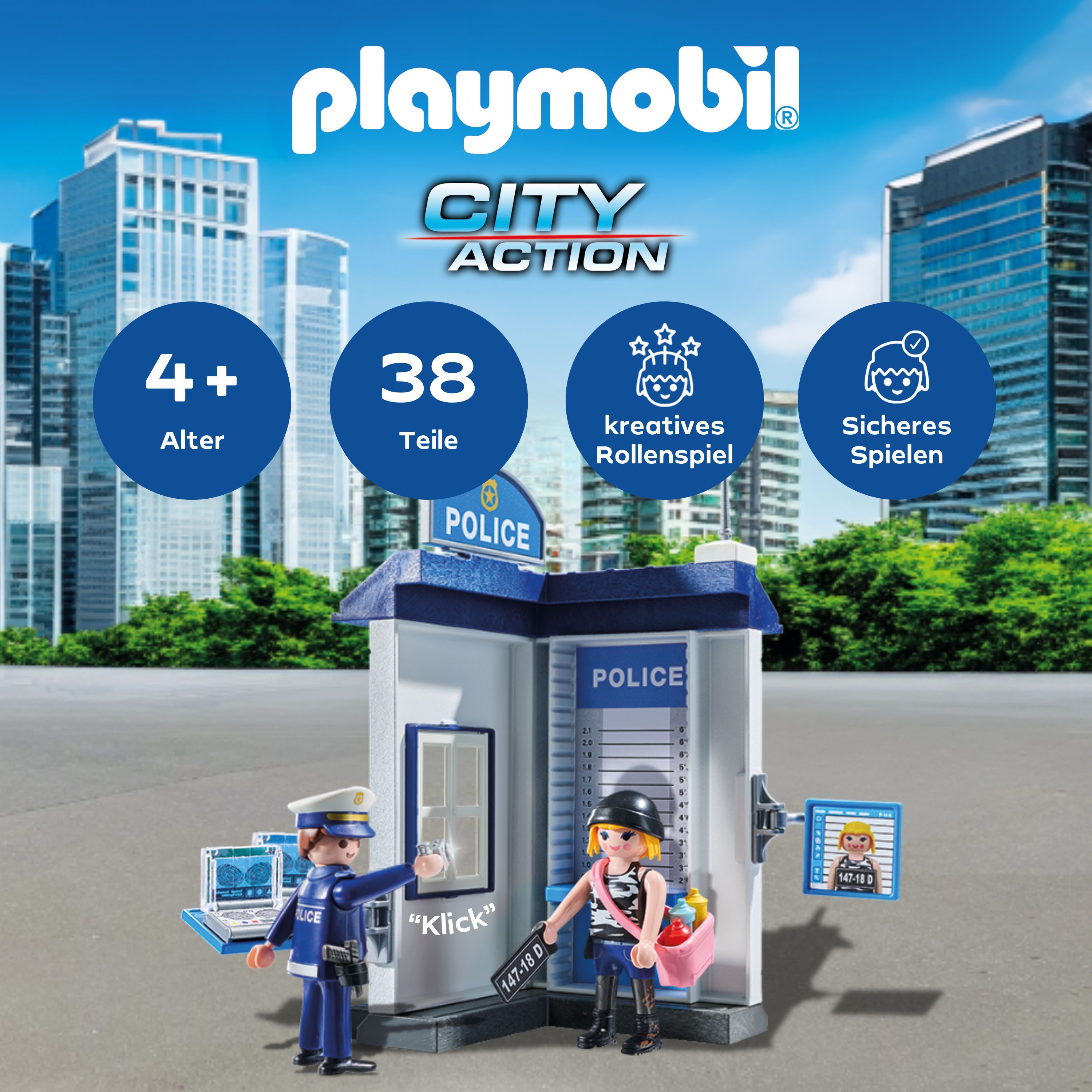 Playmobil® Polizei Ermittlungszimmer (71733), Playmobil Action günstig online kaufen
