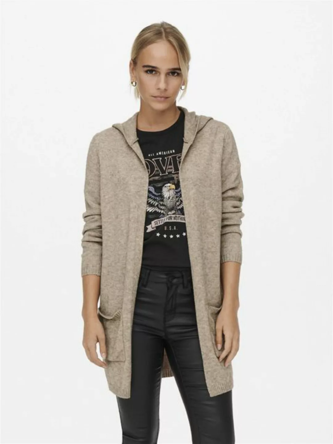 ONLY Strickjacke ONLLESLY L/S HOOD CARDIGAN KNT günstig online kaufen