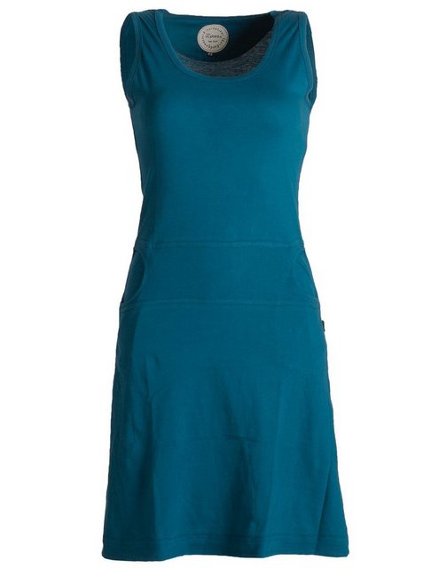 Vishes Sommerkleid Armloses Kleid aus Biobaumwolle seitliche Taschen günstig online kaufen