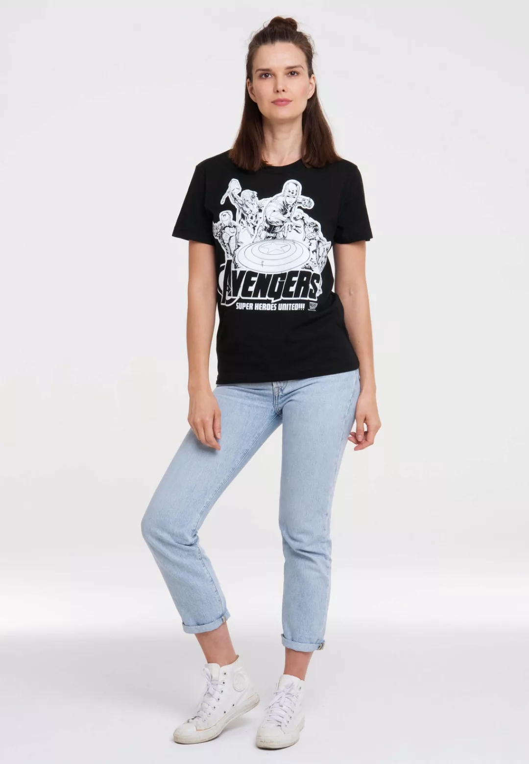 LOGOSHIRT T-Shirt "Marvel Comics - Avengers" günstig online kaufen