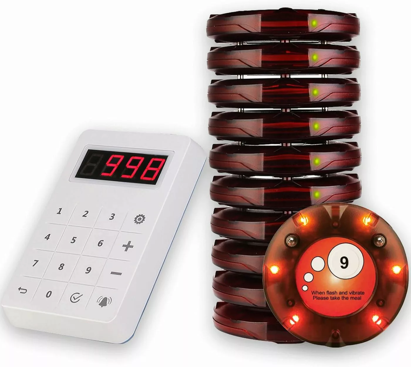 Retekess Funkgerät TD158 Pager System, Touch Screen, 998 Kanäle,15H 500M, f günstig online kaufen