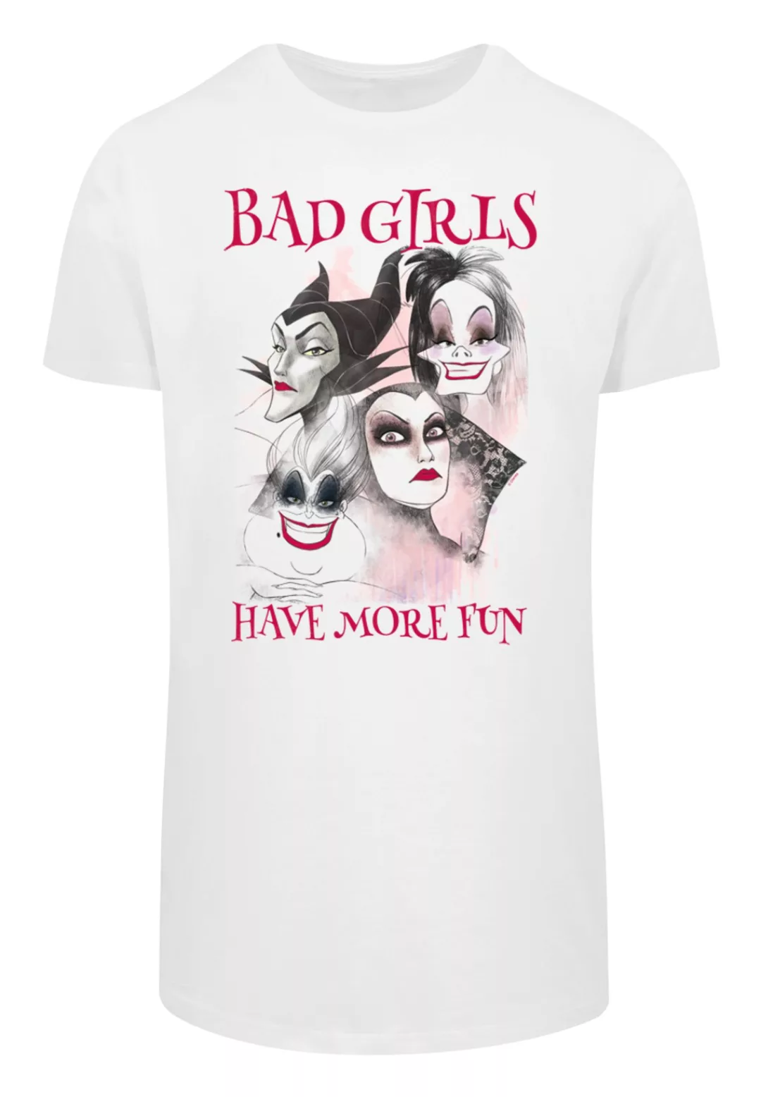 F4NT4STIC T-Shirt "Long Cut T-Shirt Disney Bad Girls Have More Fun", Herren günstig online kaufen