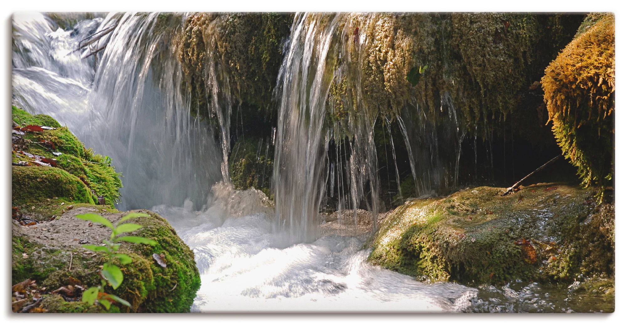 Artland Wandbild "Wasserfall", Gewässer, (1 St.), als Leinwandbild, Poster, günstig online kaufen