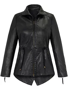 Lederparka aus 100% Leder Emilia Lay schwarz günstig online kaufen