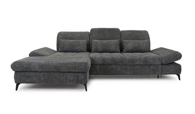 Hygger Möbelhaus Ecksofa Nola L-Form 300x170cm Wahlweise mit Bettfunktion u günstig online kaufen