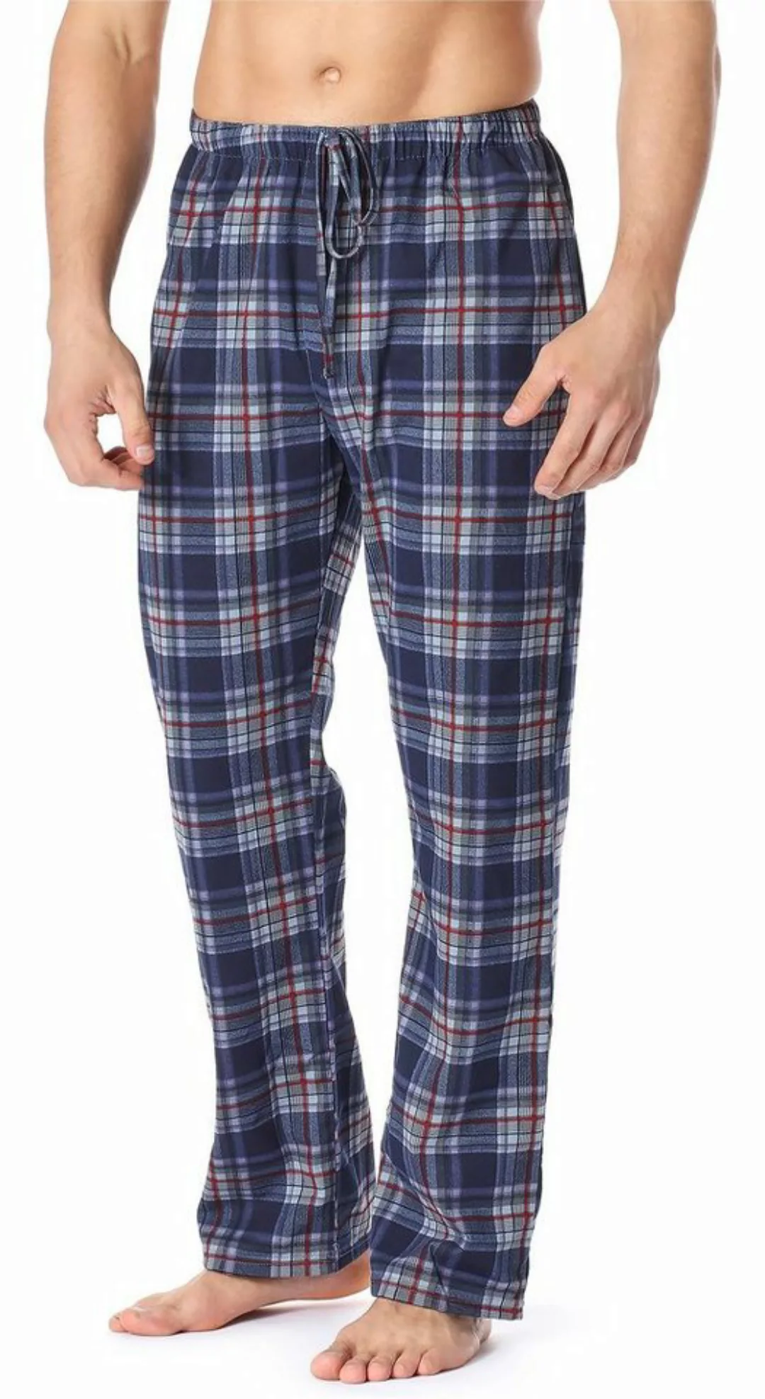 Timone Pyjamashorts Herren Schlafanzugshose Pyjamahose aus Baumwolle Nachtw günstig online kaufen