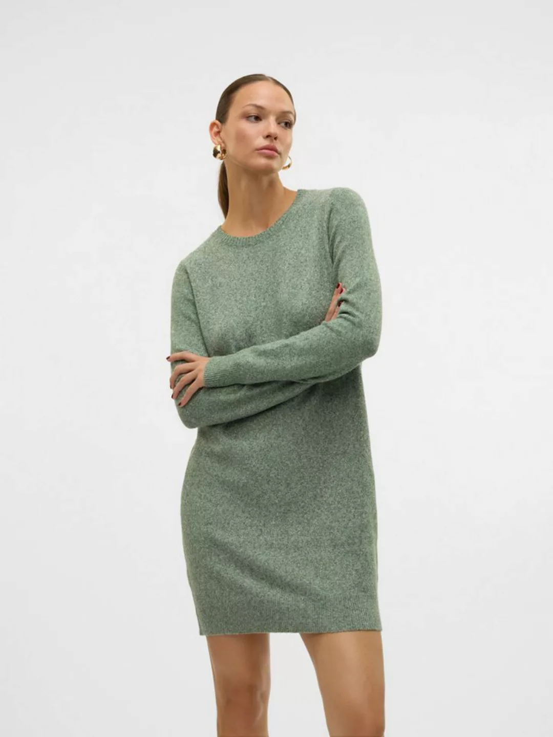 Vero Moda Strickkleid VMDOFFY LS O-NECK DRESS GA NOOS günstig online kaufen