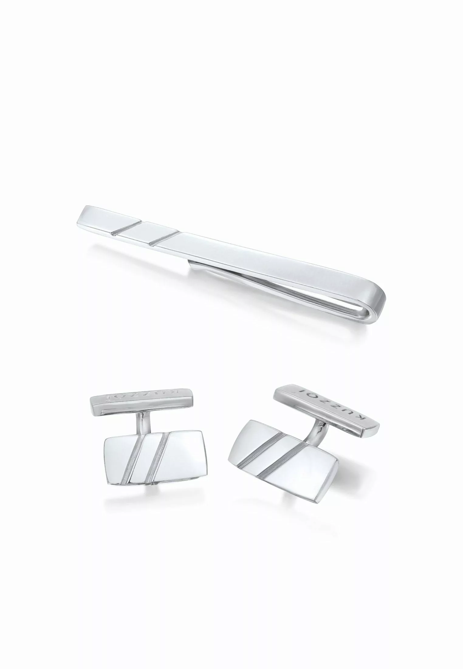 Kuzzoi Manschettenknöpfe Manschettenknöpfe Kravattennadel 925 Silber, günstig online kaufen