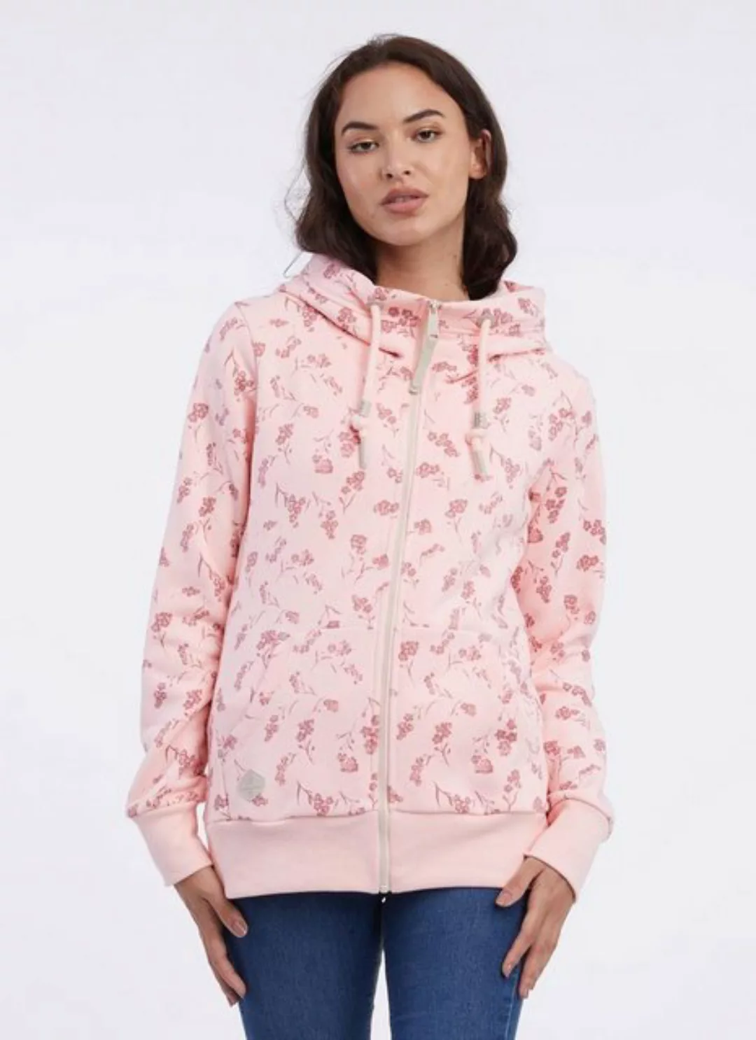 Ragwear Sweatjacke NESKA FLOWER ZIP COMFY mit Alloverdruck und gemütlicher günstig online kaufen