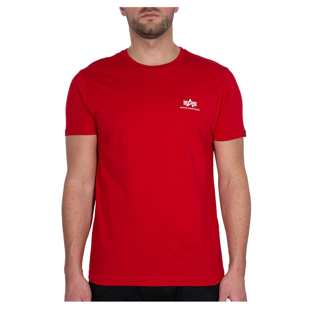 Alpha Industries Basic Small Logo Kurzärmeliges T-shirt 2XL Rbf Red günstig online kaufen